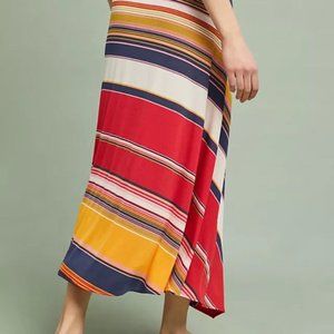 Maeve Sumatra Striped Skirt XS